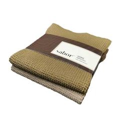 Sabor - Home Kjøkkenkluter 2-pk grønn