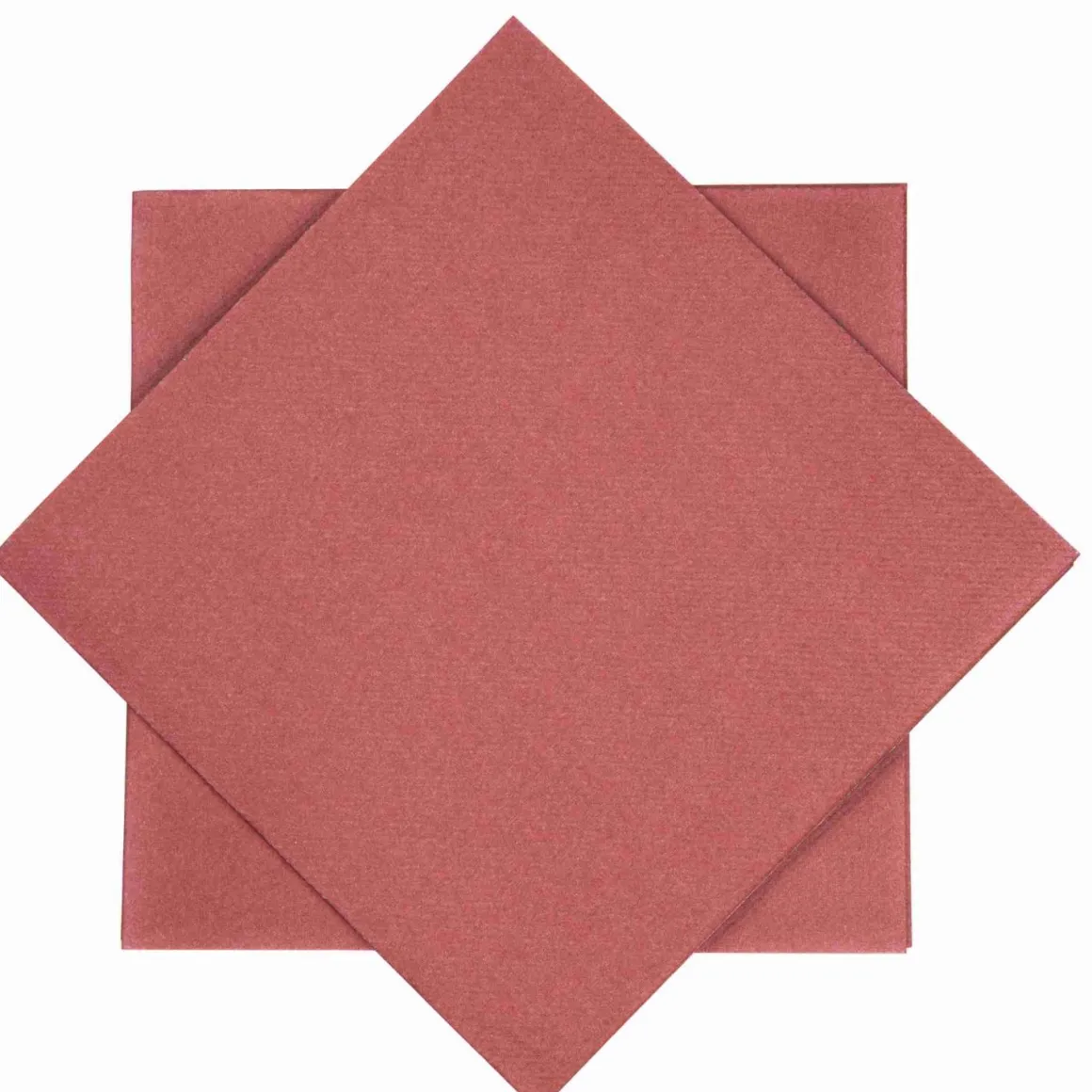 Serviett airlaid 40x40cm mørk rød