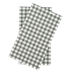 Serviett Check grønn