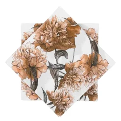 Serviett Hydrangea Beige