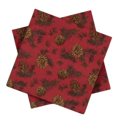 Serviett Kongle Rød