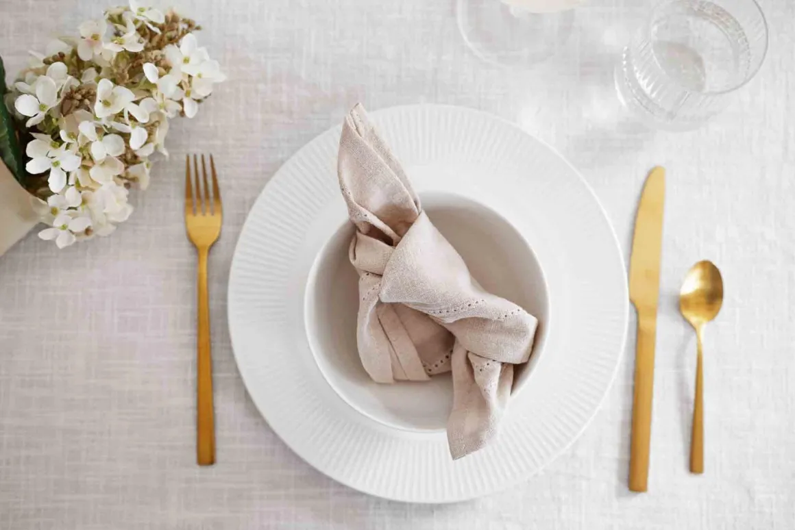 Serviett Molly 35x35cm natur