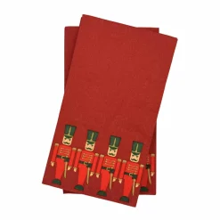 Serviett nøtteknekker rød