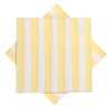 Serviett Stripe gul