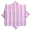Serviett Stripe rosa