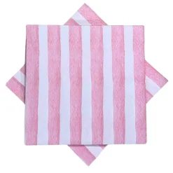 Serviett Stripe rosa