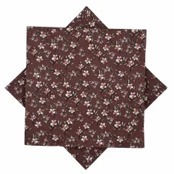 Serviett Tiny Flowers bordeaux