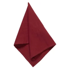 Serviett Vindel Lin 42x42cm 4pk rød