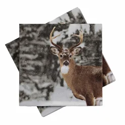 Serviett Vinterhjort