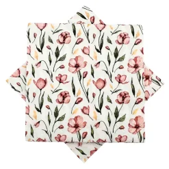 Serviett vårblomst rosa