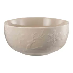 Skål Christmas Reindeer beige