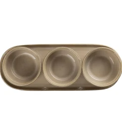 Skåler på fat stor 3 stykk