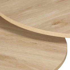 Sofabord Naima lys eik rund Ø70cm