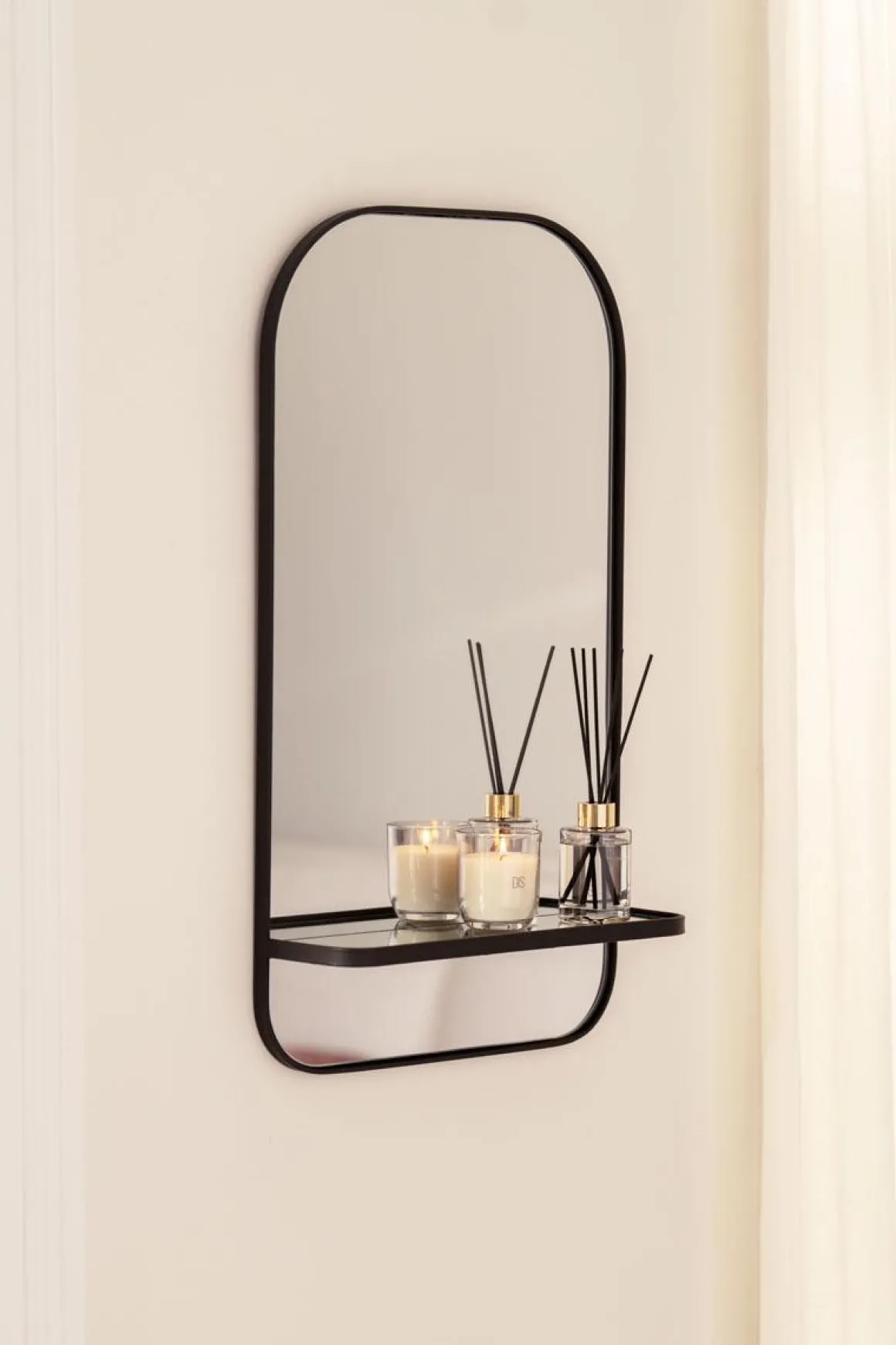 Speil Elliot med hylle 40x70cm