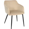 Spisestol Levi velur beige 1 stk