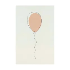 Stående kort Ballong rosa