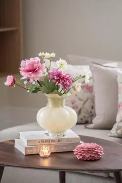 Stilkblomst Dahlia 70 cm rosa