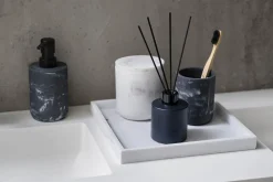 Tannbørsteholder marmor sort