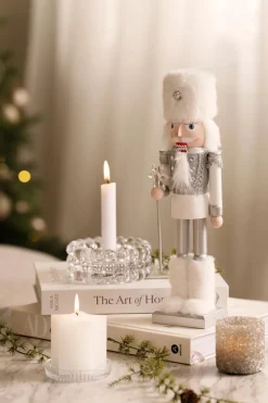 Telysholder Angel 7 cm sølv