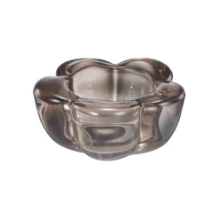 Telysholder Blomst 3,8 cm brun