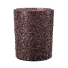 Telysholder Glitter burgunder 12,5 cm