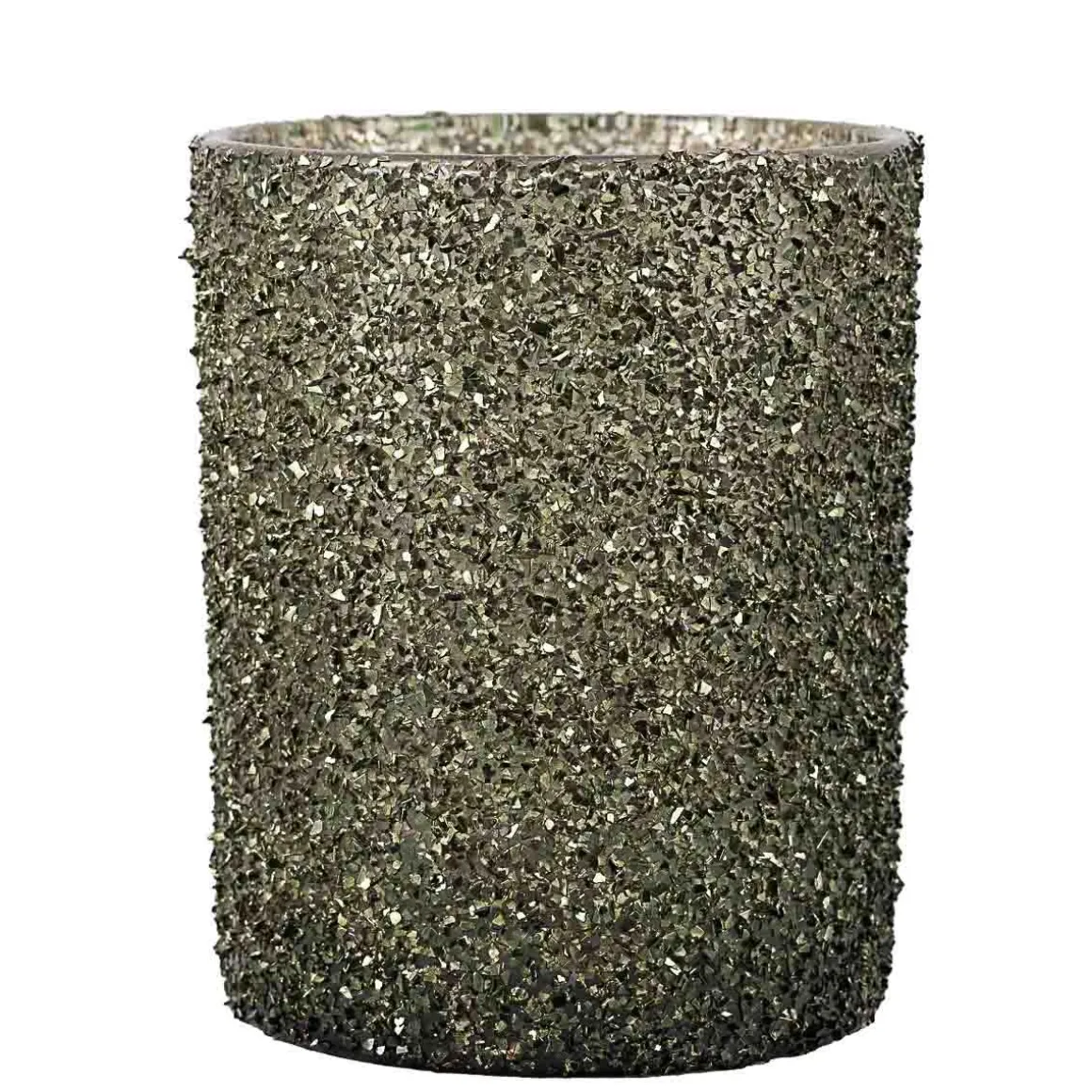 Telysholder Glitter Grønn 12,5cm