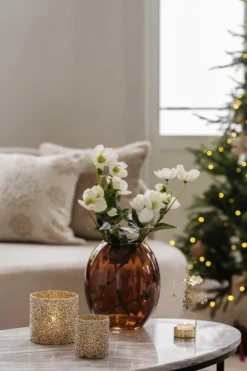 Telysholder Glitter Gull 12,5cm