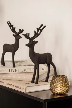 Telysholder Kongle 10cm lys brun